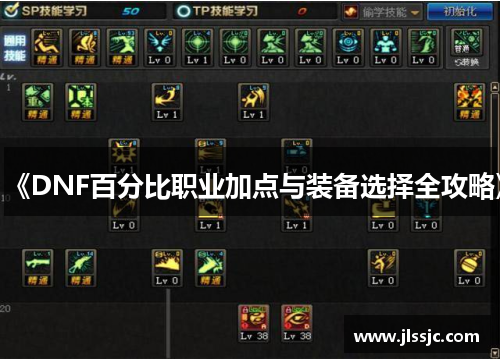 《DNF百分比职业加点与装备选择全攻略》