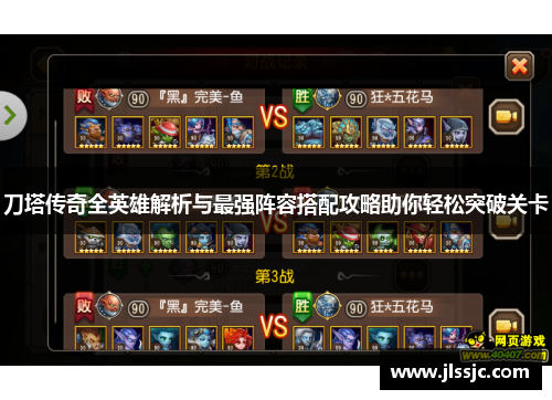 刀塔传奇全英雄解析与最强阵容搭配攻略助你轻松突破关卡